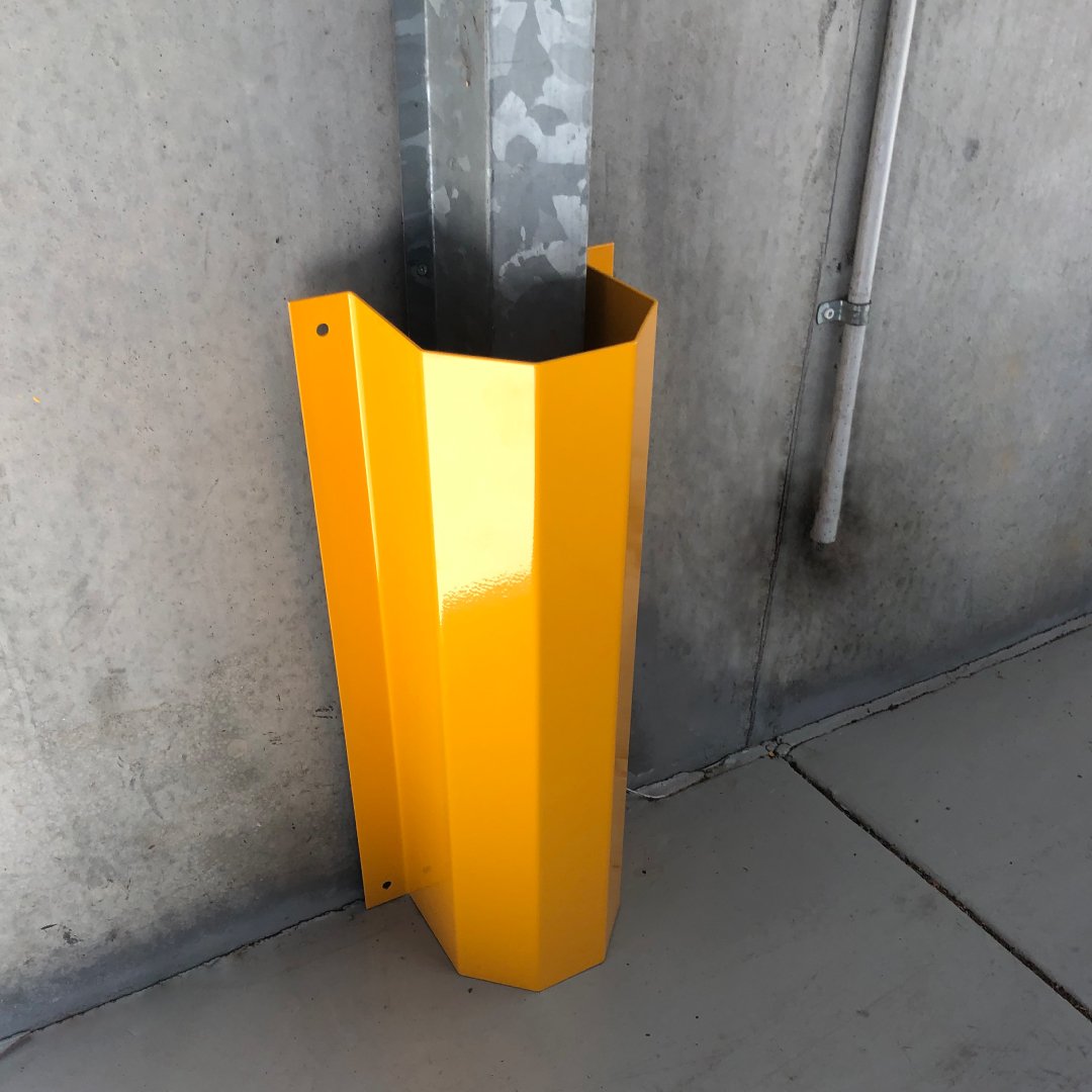 High Visibility pipe protection guards