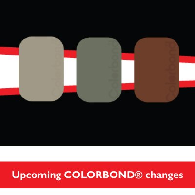 Colorbond Color Changes