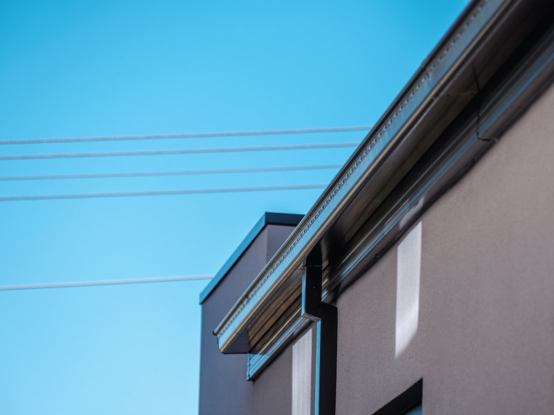 Night Sky gutter and downpipe