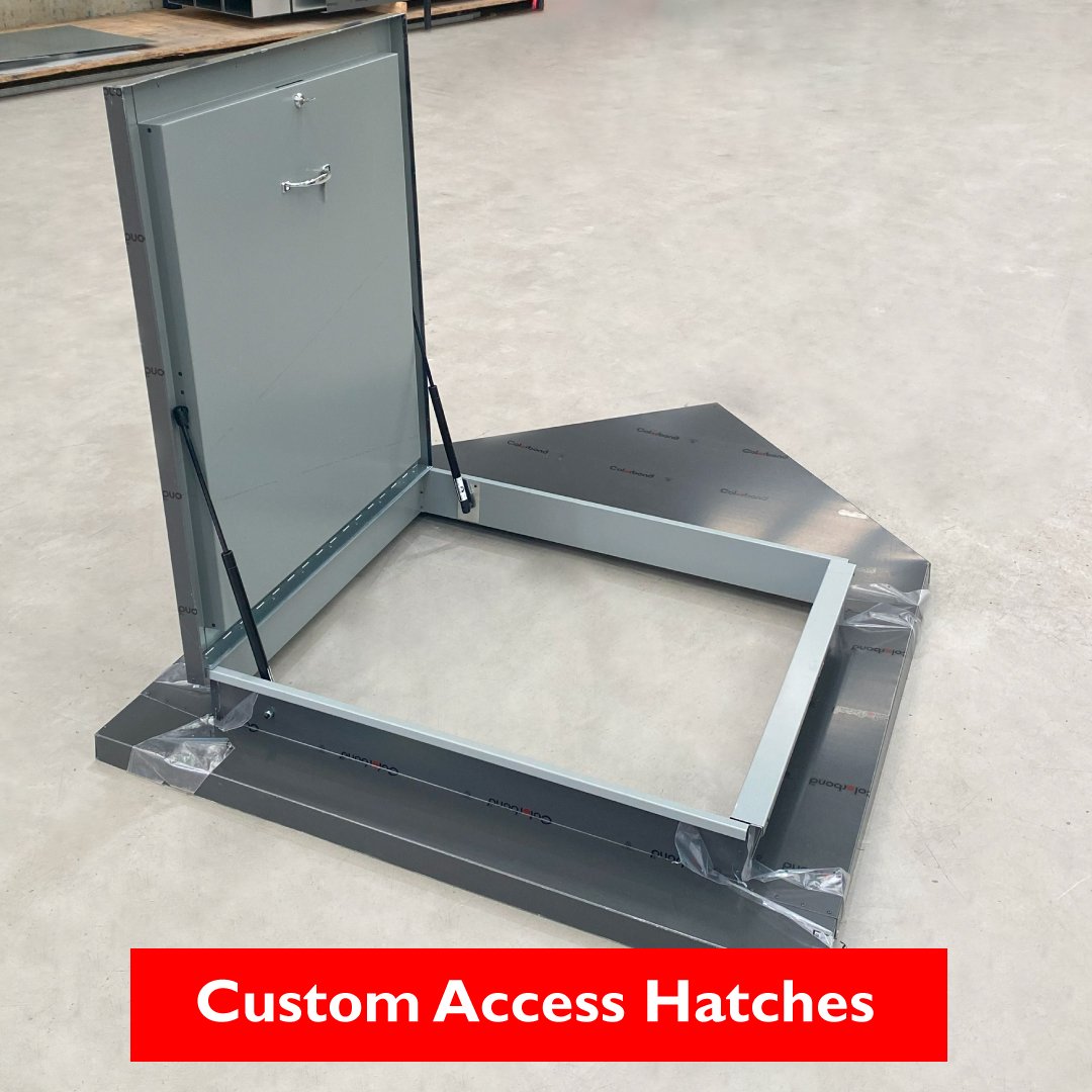 Custom made roof access hatches