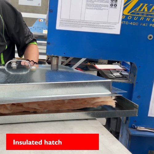 Insulated hatch Insulated hatch