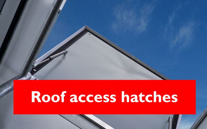Roof access hatch product page